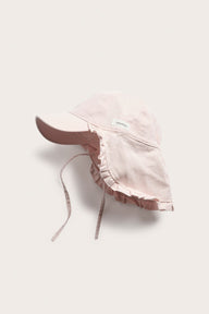 Baby & Kids pink sun cap with frill