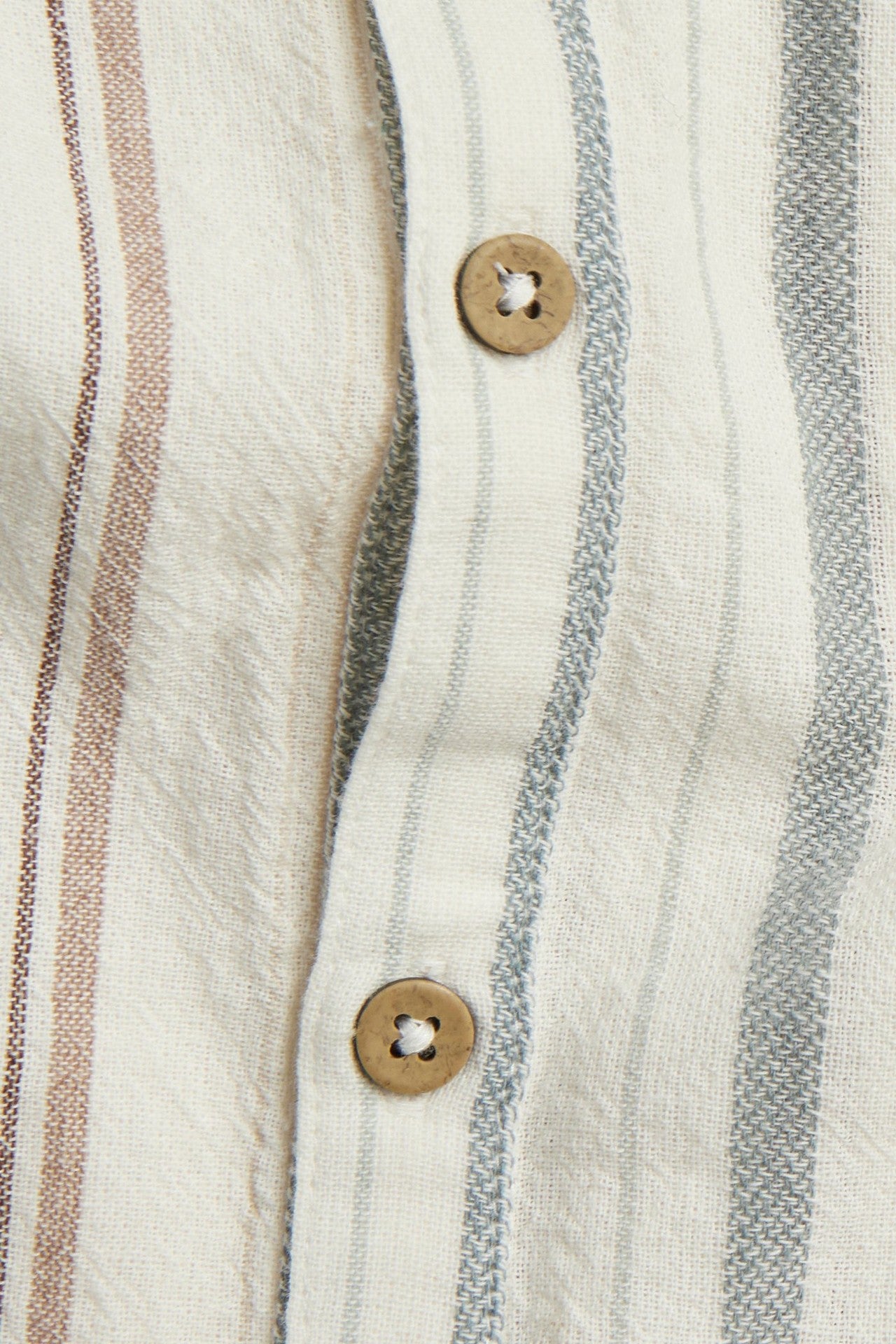 Baby striped short-sleeved romper