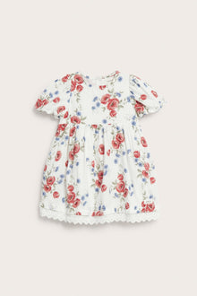 Baby white floral dress