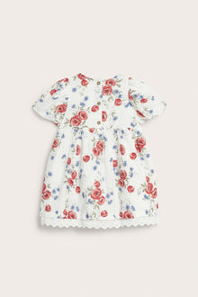 Baby white floral dress