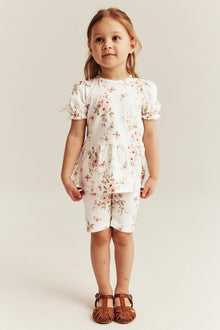 Kids floral cycling shorts