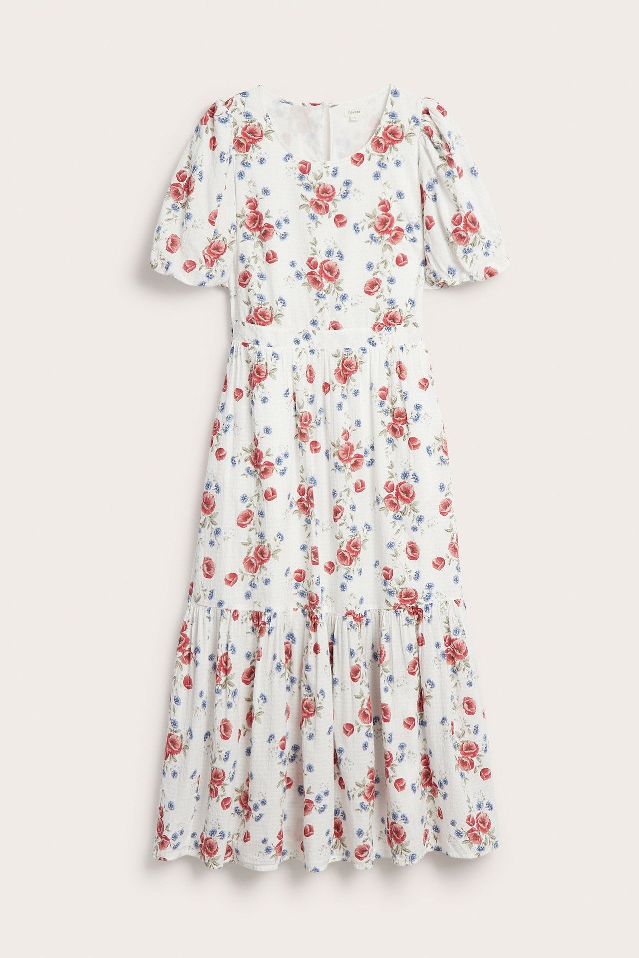 Women's white floral dress