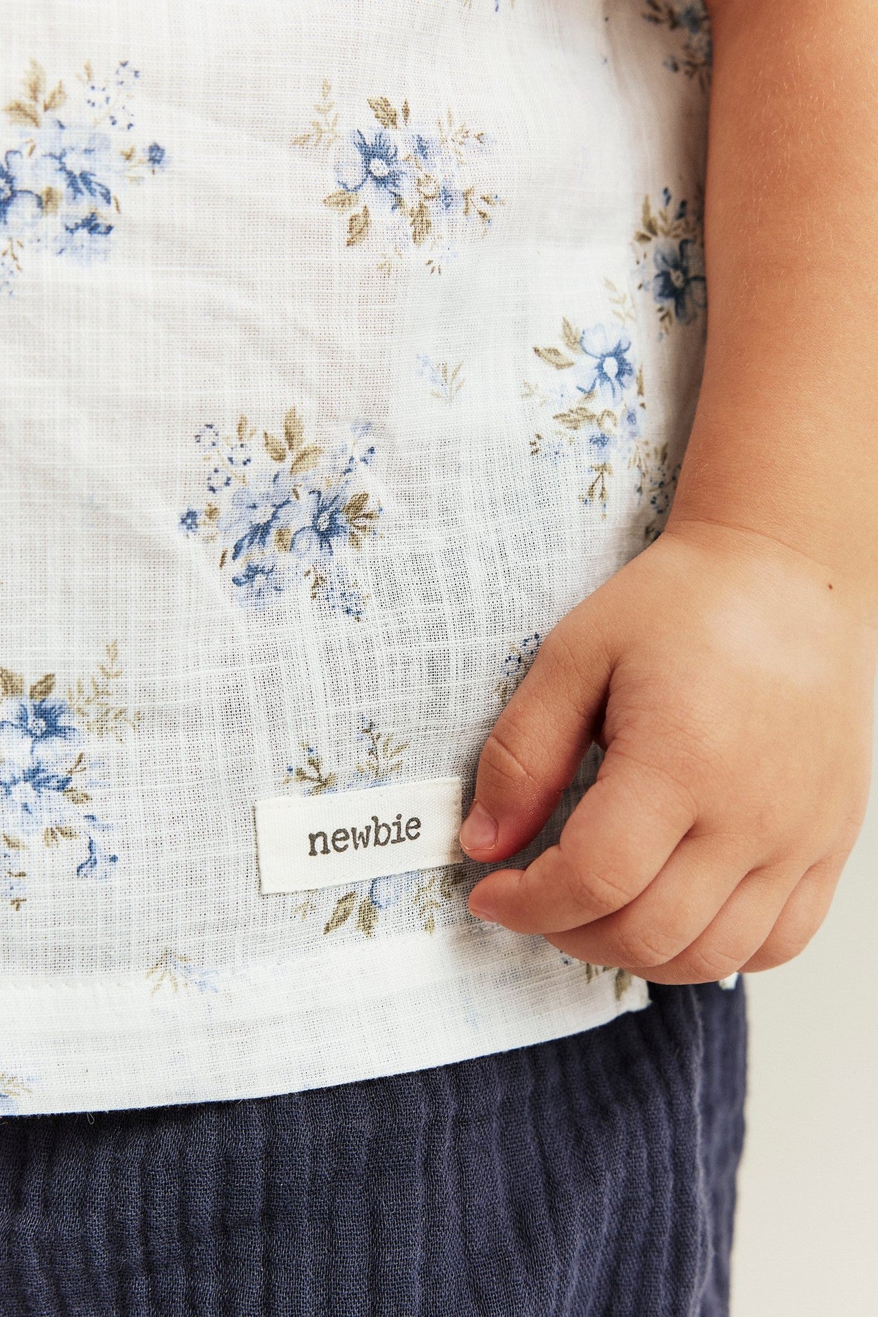 Baby floral short-sleeved shirt