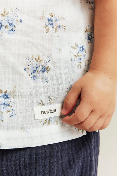 Baby floral short-sleeved shirt