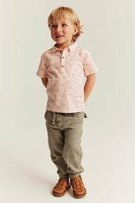 Kids short sleeve floral shirt