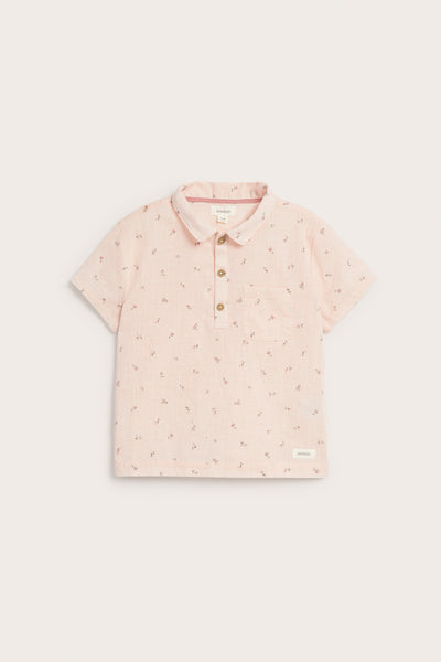 Kids short sleeve floral shirt