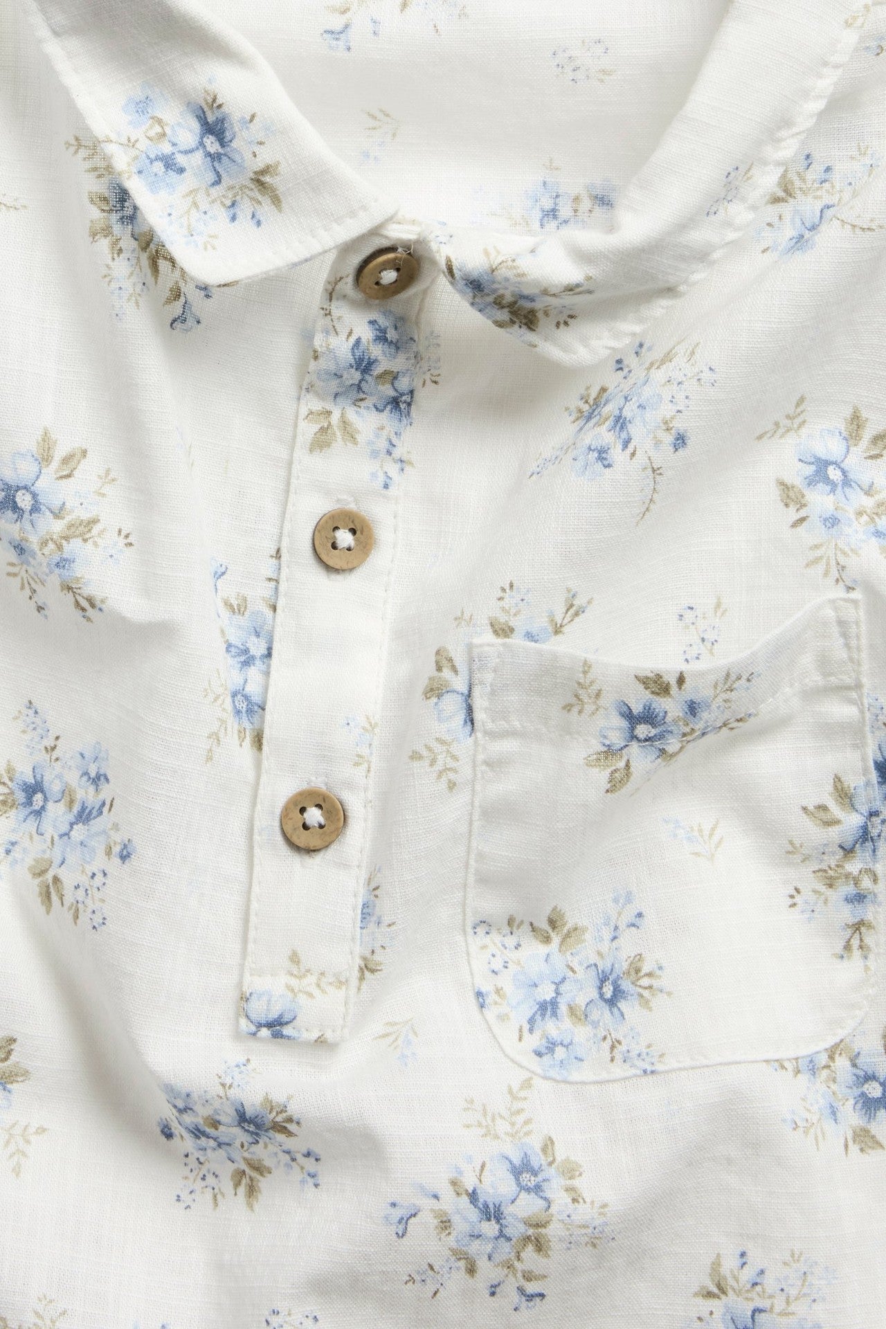 Kids floral short-sleeved shirt