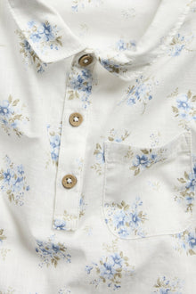 Kids floral short-sleeved shirt