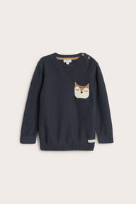 Baby & Kids blue knitted jumper