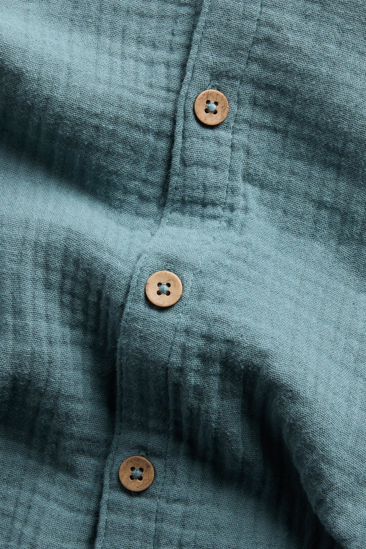 Baby short sleeve muslin romper