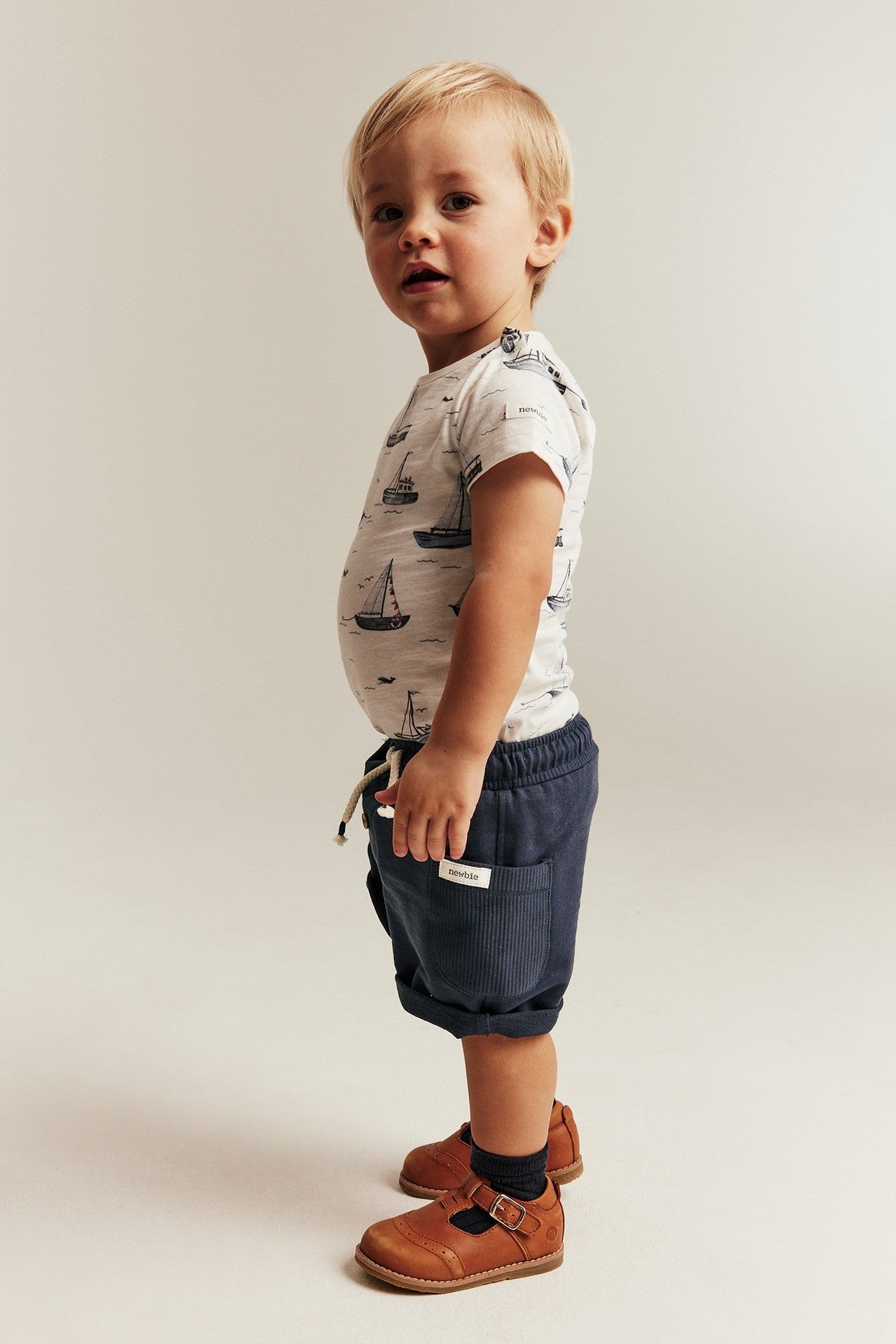 Baby blue tricot shorts