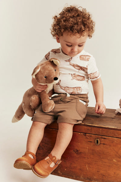 Baby slub tricot shorts