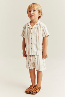 Kids striped short sleeve shirt
