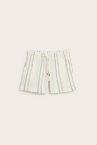 Kids striped woven shorts