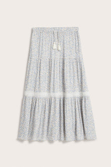 Women's long floral skirt