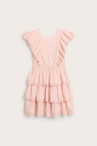 Women’s pink ditsy floral dress