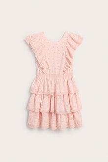 Women’s pink ditsy floral dress
