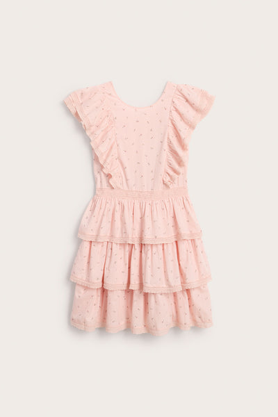 Women’s pink ditsy floral dress