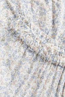 Kids white floral long skirt