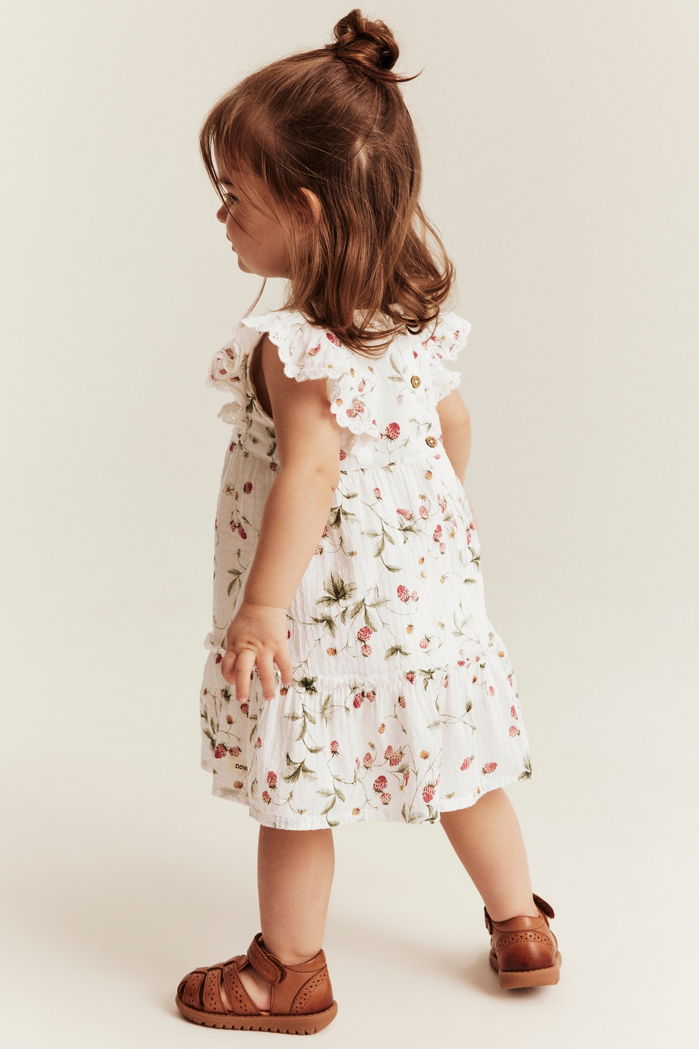 Baby wild strawberry print dress