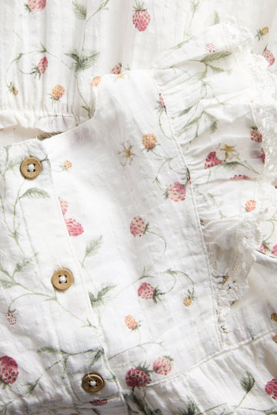Baby wild strawberry print dress