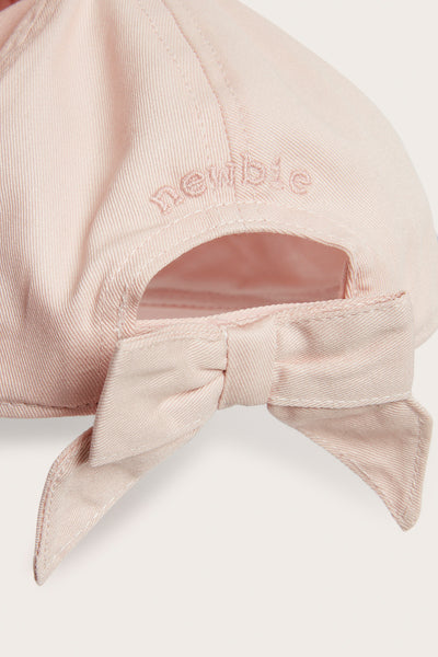 Baby & kids’ pink cap with embroidered butterfly