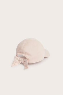 Baby & kids’ pink cap with embroidered butterfly