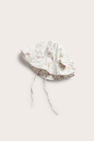 Baby & kids white floral sun hat