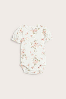 Baby butterfly floral bodysuit