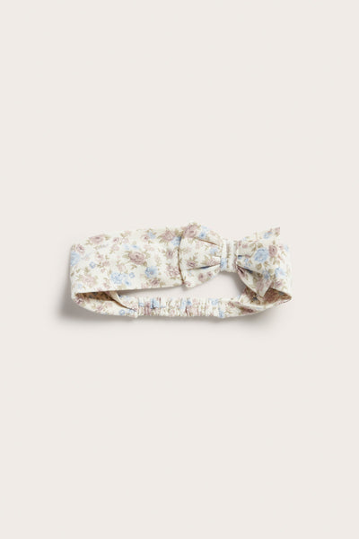 Baby & kids white floral bow headband