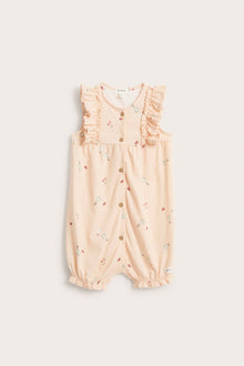 Baby patterned sleeveless romper