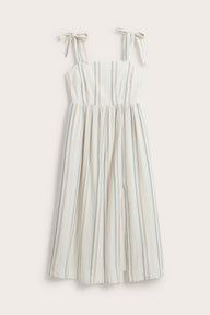 Women’s white striped dress