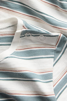 Baby striped slub tricot bodysuit