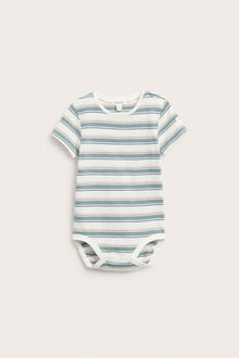 Baby striped slub tricot bodysuit