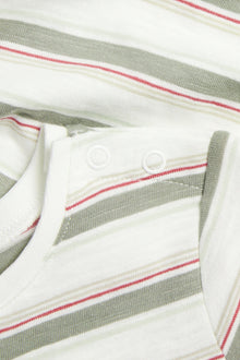Baby striped slub tricot bodysuit