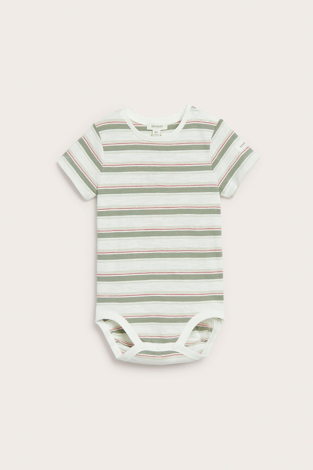 Baby striped slub tricot bodysuit