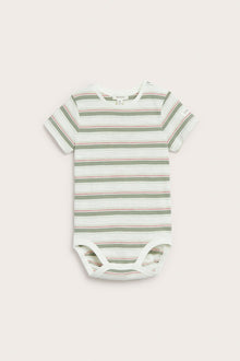 Baby striped slub tricot bodysuit
