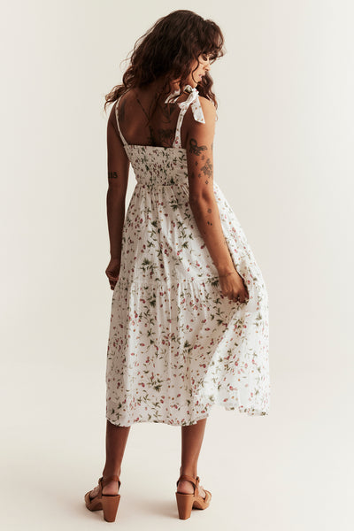 Women’s wild strawberry print dress