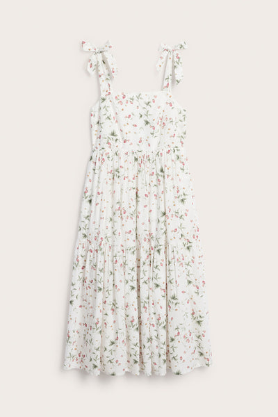 Women’s wild strawberry print dress