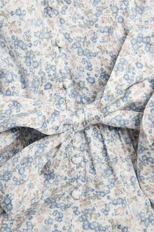Women's white floral dress