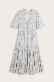 Women's white floral dress