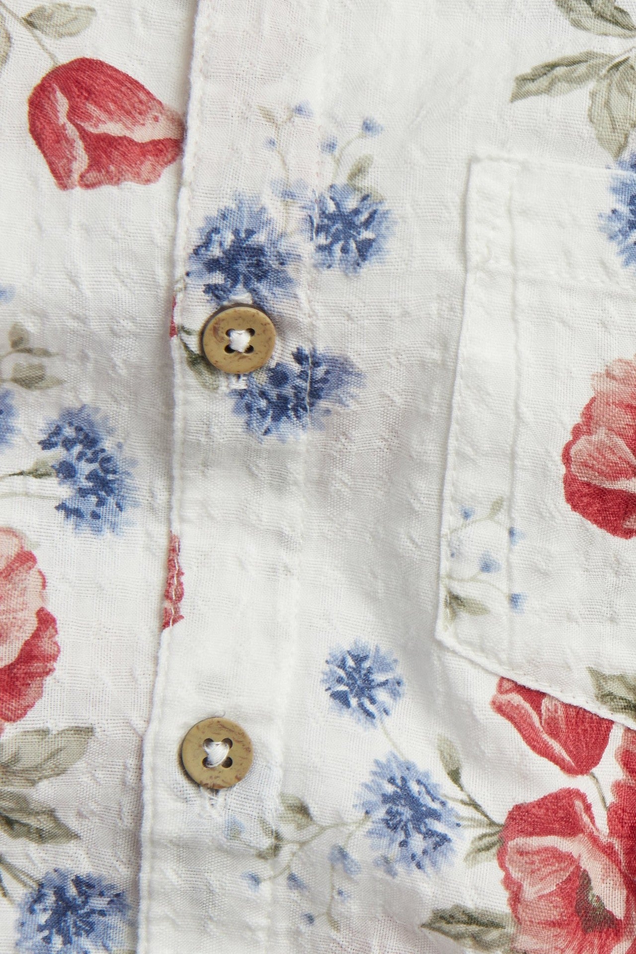 Kids short sleeve floral shirt