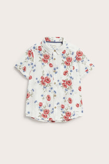 Kids short sleeve floral shirt