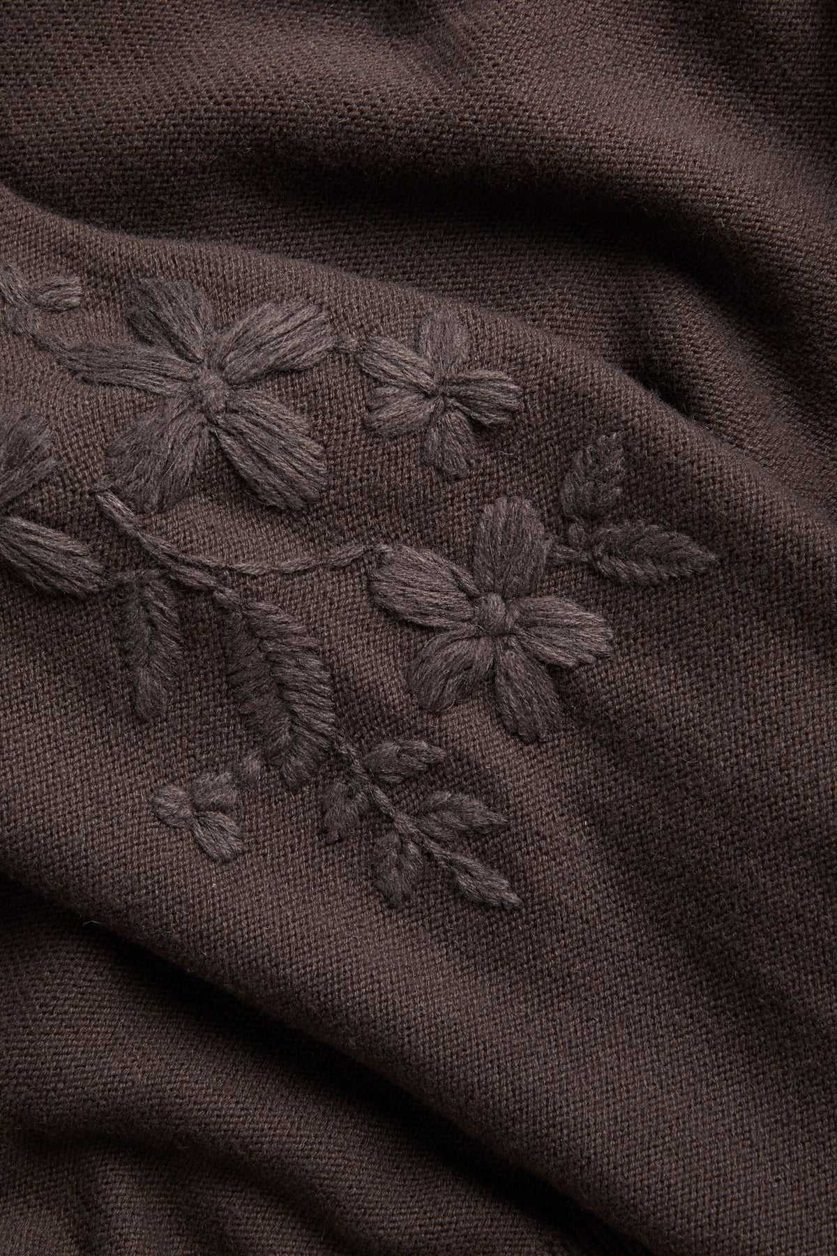 Womens brown knitted sweater