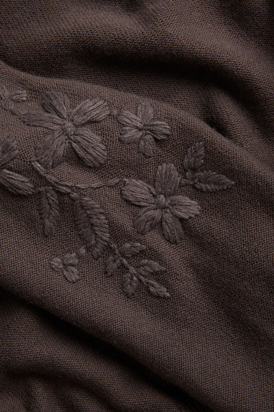 Womens brown knitted sweater