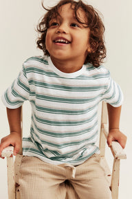 Kids striped slub tricot T-shirt