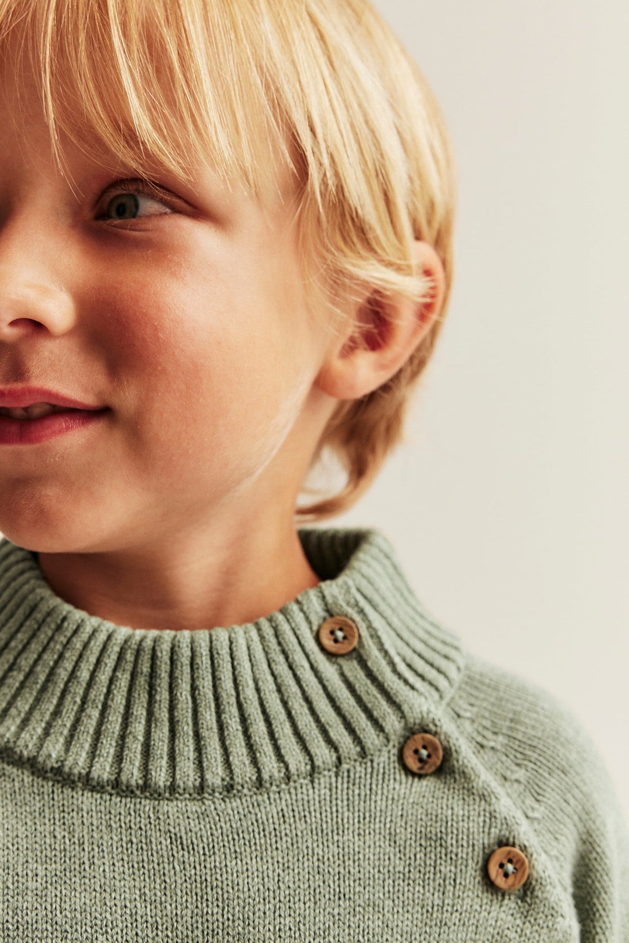 Baby & Kids green knitted jumper