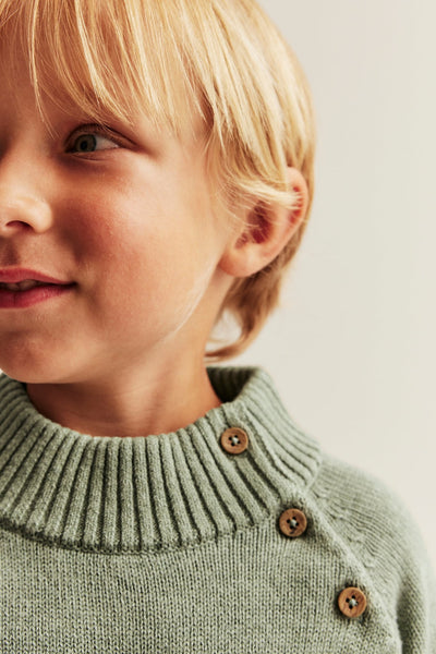 Baby & Kids green knitted jumper