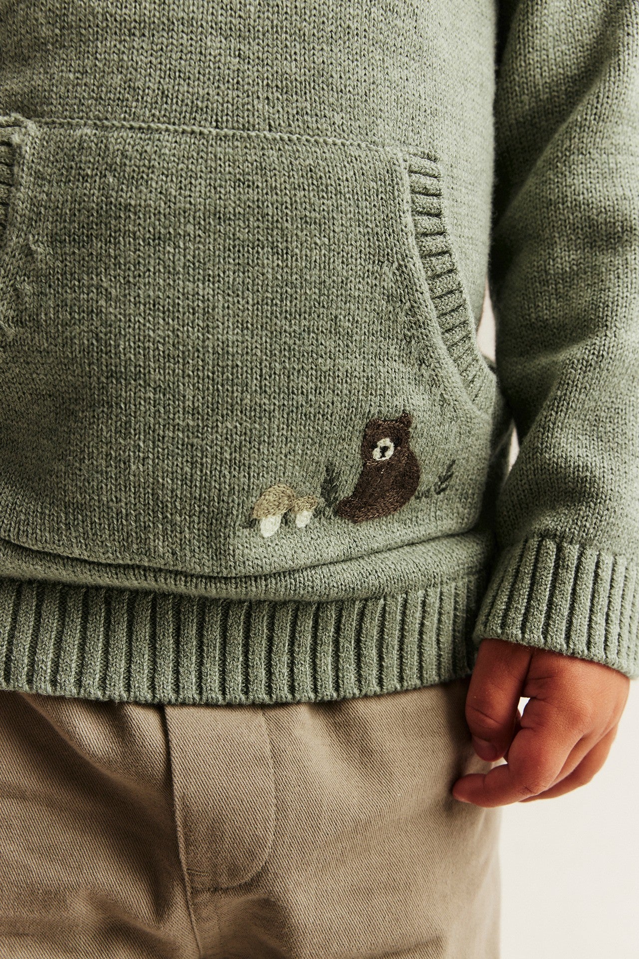 Baby & Kids green knitted jumper