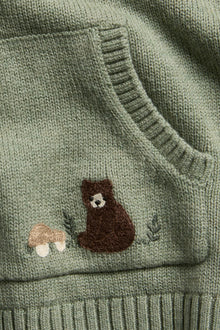 Baby & Kids green knitted jumper